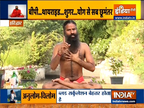 Swami Ramdev shares yoga asanas for hormonal imbalance and breast cancer