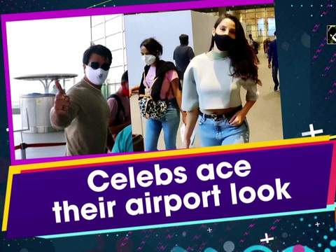 Celebs ace their airport look