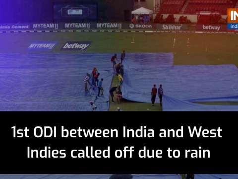 1st ODI between India vs West Indies ends in a washout