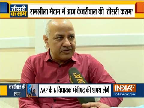 Working on 10 guarantees is the priority of the Kejriwal govt, says Manish Sisodia