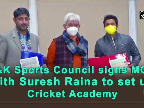 J&K Sports Council signs MOU with Suresh Raina to set up Cricket Academy