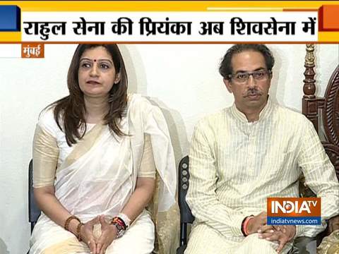 Priyanka Chaturvedi joins Uddhav Thackeray's Shiv Sena