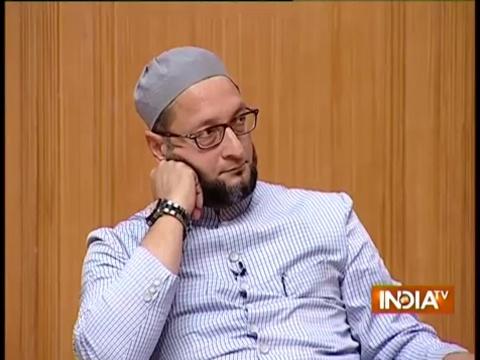 AIMIM leader Asaduddin Owaisi in Aap Ki Adalat