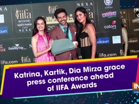 Katrina, Kartik, Dia Mirza grace press conference ahead of IIFA Awards