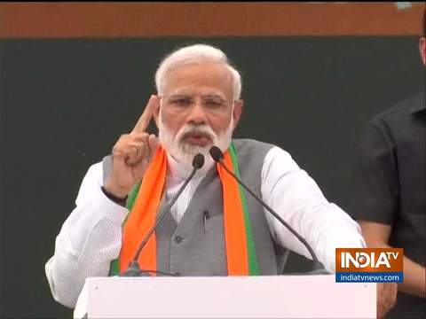 BJP Manifesto Release | We are moving forward with 'one mission, one direction', says PM Modi