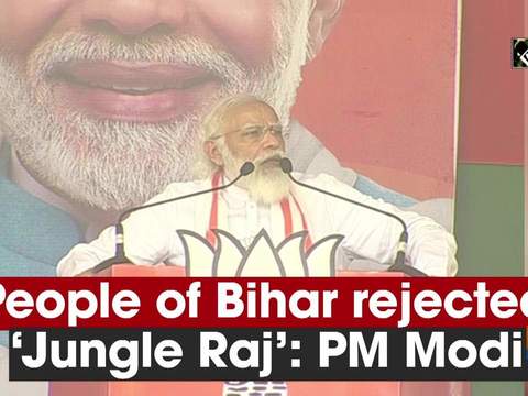 People of Bihar rejected 'Jungle Raj': PM Modi