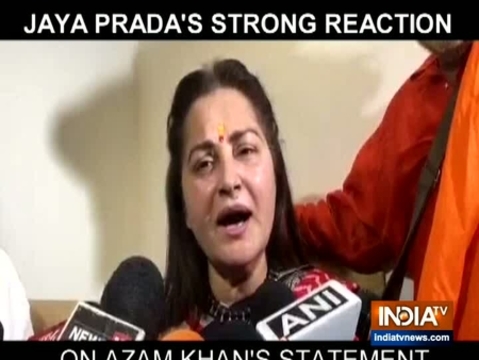 Lok Sabha Election: Jaya Prada angry over Azam Khan's remark, says he should not be allowed to contest