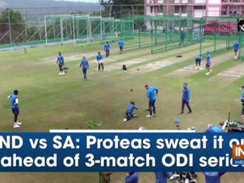 IND vs SA: Proteas sweat it out ahead of 3-match ODI series