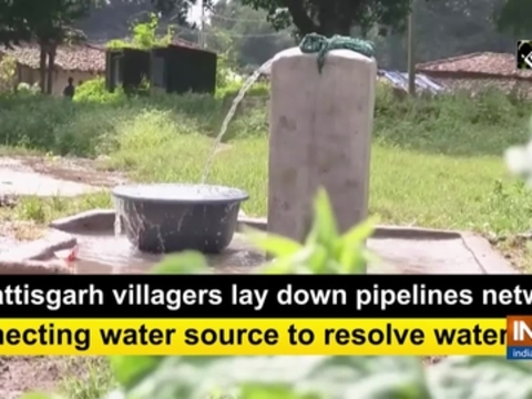 Chhattisgarh villagers lay down pipelines network, connecting water source to resolve water crisis - India TV News