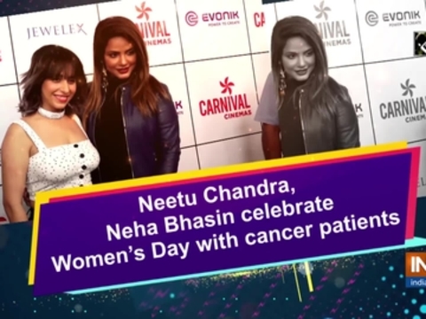 Neetu Chandra, Neha Bhasin celebrate Women s Day with cancer patients