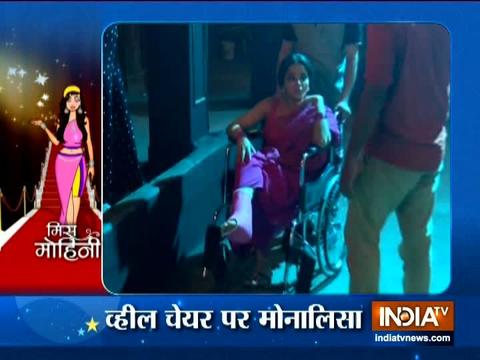 Mohini fractures her leg on the set of 'Khatra Khatra Khatra'