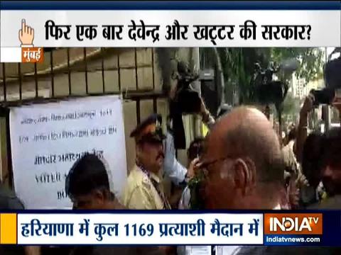 Maharashtra Assembly Polls: NCP leader Sharad Pawar casts his vote in Mumbai