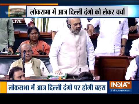 Discussion in Parliament on Delhi violence likely today, Home Minister Amit Shah will reply