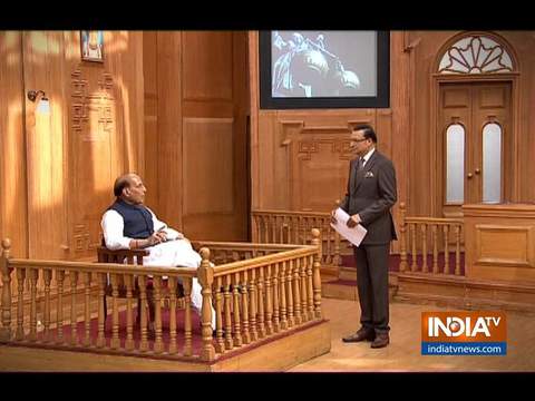 Not involved in intimidating the opposition: Union Defence Minister Rajnath Singh in 'Aap Ki Adalat'