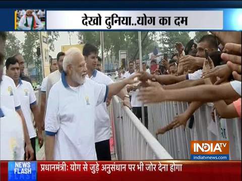 Watch: What Ranchi says after performing Yoga with PM Modi