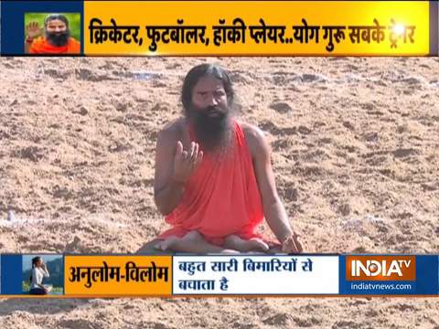 Swami Ramdev suggests yogasanas for athletes to attain extreme fitness