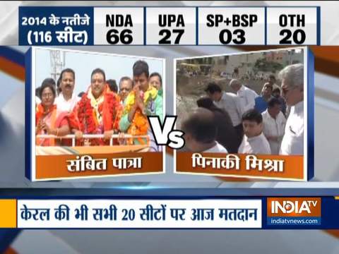 LS Polls 2019: Sambit Patra challenging BJD heavyweight Pinaki Mishra in Orissa's Puri