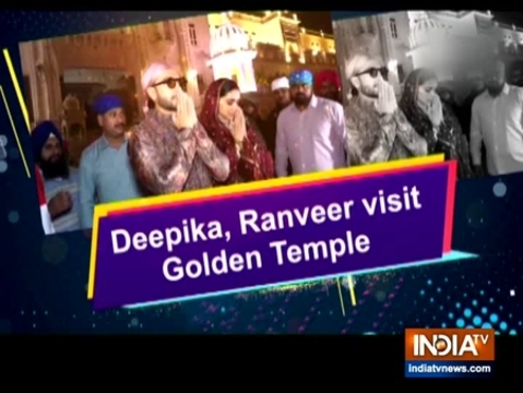 Deepika, Ranveer visit Golden Temple