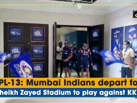 IPL-13: Mumbai Indians depart for Sheikh Zayed Stadium to play against KKR