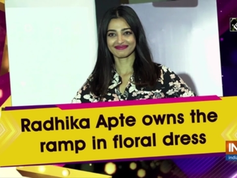 Radhika Apte owns the ramp in floral dress