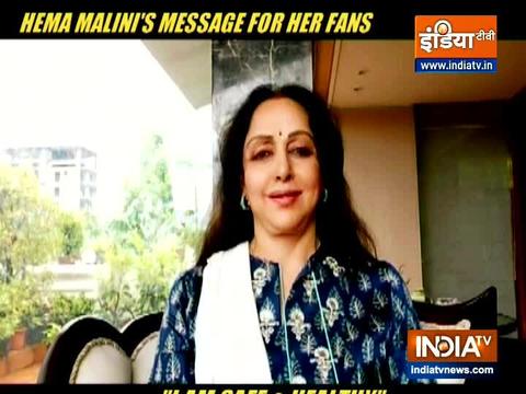 Hema Malini rubbishes rumours of her ill-health