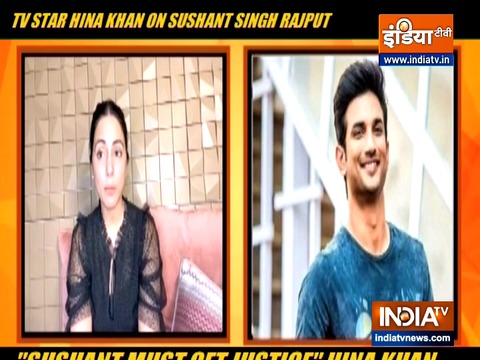 Whatever happened with Sushant Singh Rajput was wrong, says Hina Khan