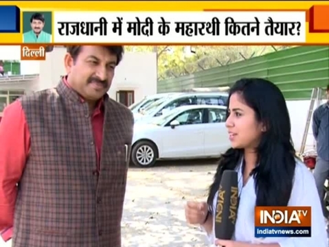 Manoj Tiwari hits out at Rahul Gandhi in an Interview with India TV