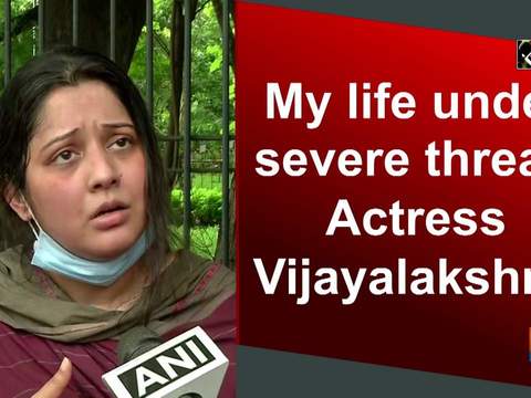 My life under severe threat: Actress Vijayalakshmi