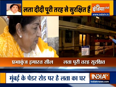 Lata Mangeshkar's building sealed as precautionary step amid coronavirus pandemic