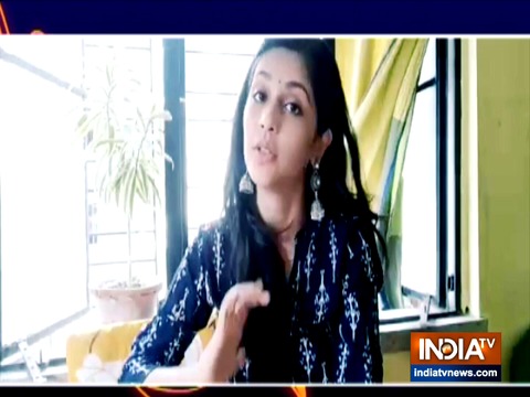 TV actress Megha Chakraborty shows how to make masks at home