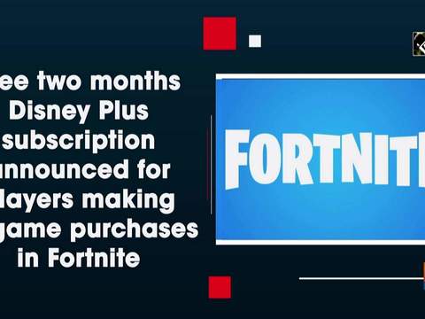 Free two months Disney Plus subscription announced for players making in-game purchases in Fortnite