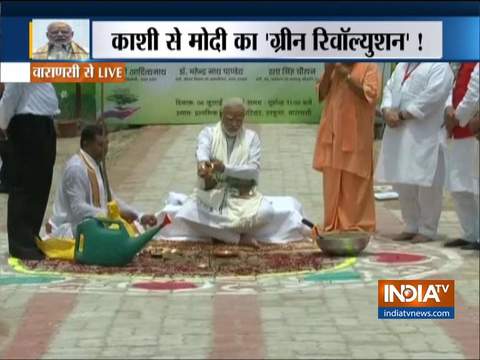 Prime Minister Narendra Modi launches plantation drive in Varanasi