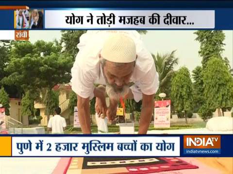 Muslims across the country perform yoga on International Yoga Day