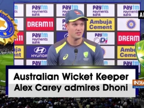 Australian Wicket Keeper Alex Carey admires Dhoni