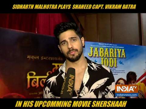 Sidharth Malhotra talks about his movie Shershaah, biopic of Captain Vikram Batra