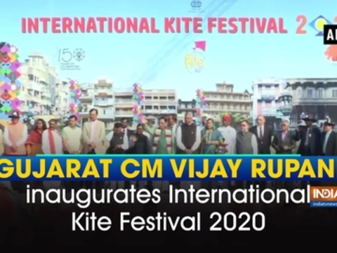 Gujarat CM Vijay Rupani inaugurates International Kite Festival 2020