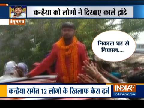 Bihar: Ruckus erupts during Left Candidate Kanhaiya Kumar's roadshow in Begusarai