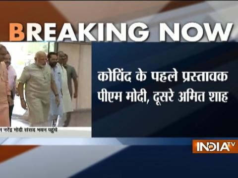 Presidential Election 2017: PM Narendra Modi reaches Parliament House