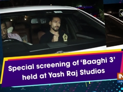 Special screening of 'Baaghi 3' held at Yash Raj Studios