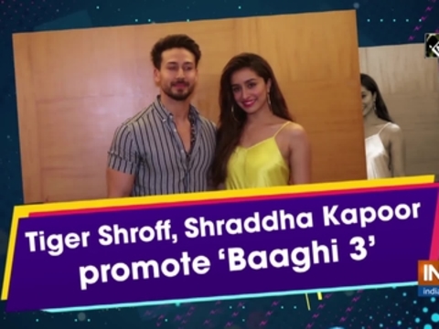 Tiger Shroff, Shraddha Kapoor promote 'Baaghi 3'