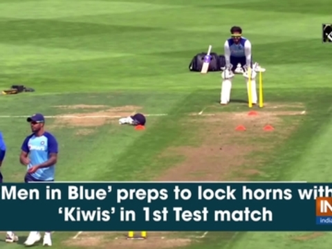 'Men in Blue' preps to lock horns with 'Kiwis' in 1st Test match