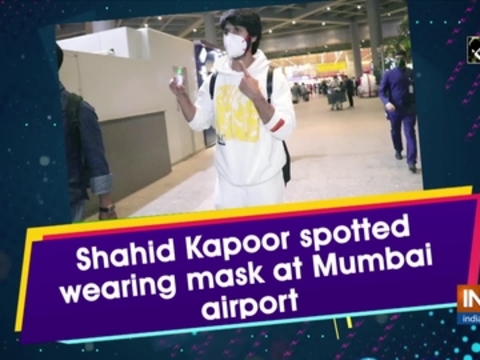 Shahid Kapoor spotted wearing mask at Mumbai airport