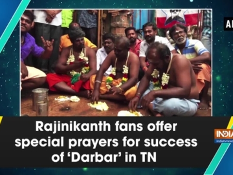 Rajinikanth fans offer special prayers for success of 'Darbar' in Tamil Nadu