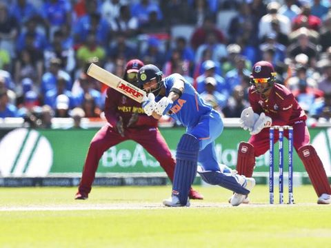 Kohli, Dhoni fifties take India to 268/7 against West Indies