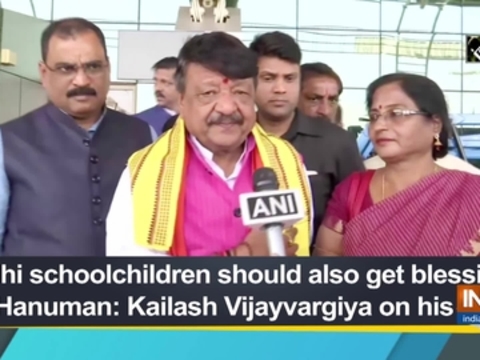 Delhi schoolchildren should also get blessings of Hanuman: Kailash Vijayvargiya on his tweet