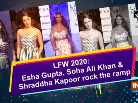 Esha Gupta, Soha Ali Khan and Shraddha Kapoor rock the ramp