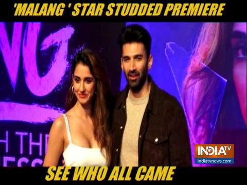 Disha Patani, Katrina Kaif, Nora Fatehi and others attend Malang movie screening