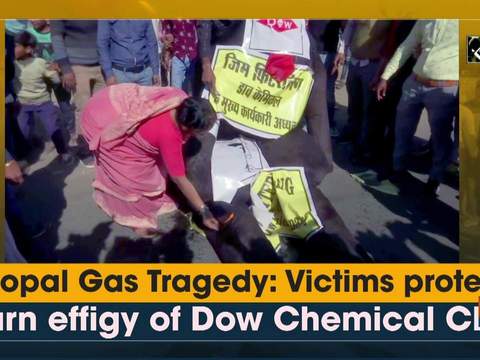 Bhopal Gas Tragedy: Victims Protest, Burn Effigy Of Dow Chemical CEO