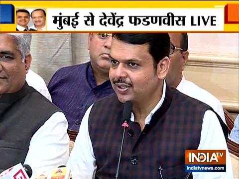 Devendra Fadnavis resigns as the Chief Minister of Maharashtra