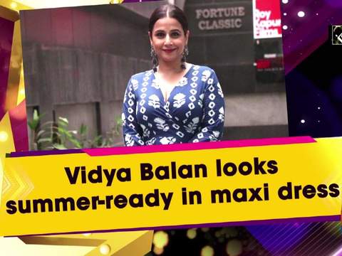 Vidya Balan looks summer-ready in maxi dress